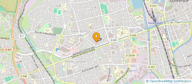 localisation de l'entreprise MADAME CAMILLE DEFER-PLANCKEEL à DUNKERQUE
