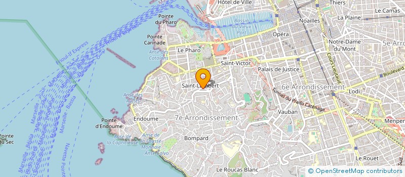 localisation de l'entreprise MADAME CAMILLE DEFREMONT à MARSEILLE