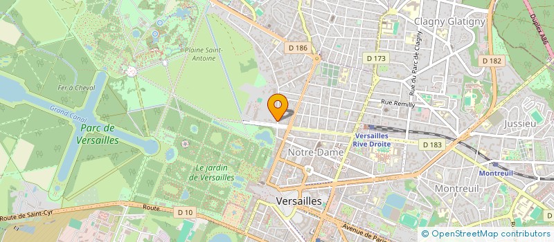 localisation de l'entreprise MADAME CAMILLE DEGEORGES à VERSAILLES