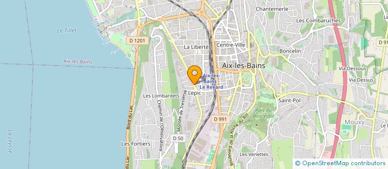 localisation de l'entreprise MADAME CAMILLE DEGRANGE à AIX-LES-BAINS