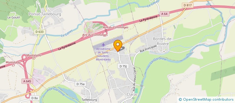 localisation de l'entreprise MADAME CAMILLE DEGRYSE  CLARAC