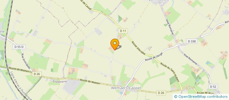localisation de l'entreprise MADAME CAMILLE DEHEUNYNCK à WEMAERS-CAPPEL