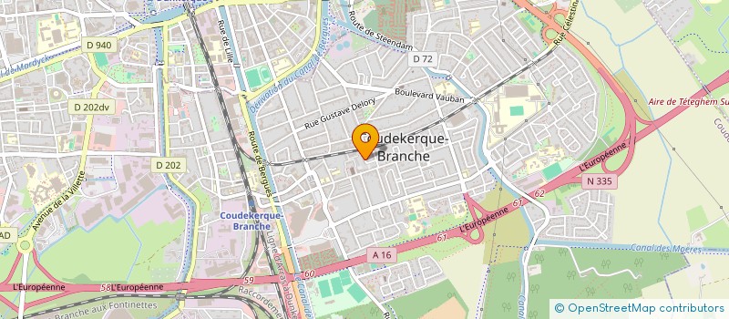 localisation de l'entreprise MADAME CAMILLE DEKEISTER  COUDEKERQUE-BRANCHE