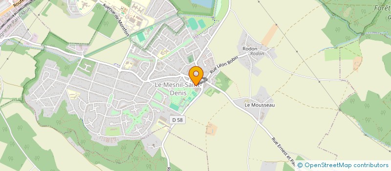 localisation de l'entreprise MADAME CAMILLE DELAREUX  LE MESNIL-SAINT-DENIS