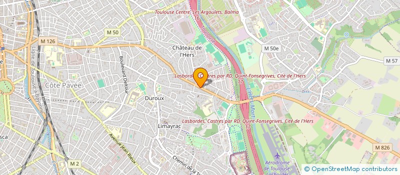 localisation de l'entreprise MADAME CAMILLE DELBOSC  TOULOUSE