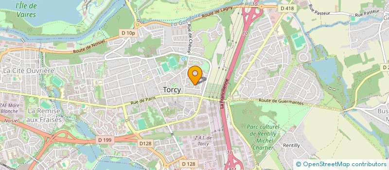 localisation de l'entreprise MADAME CAMILLE DELEAU  TORCY