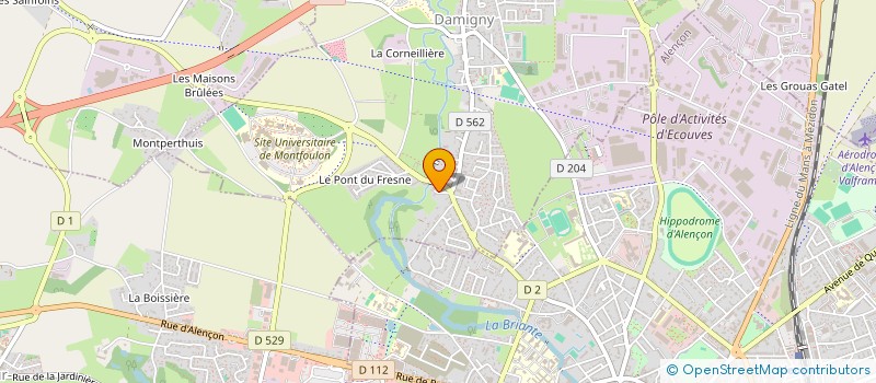 localisation de l'entreprise MADAME CAMILLE DELEPELAIRE à DAMIGNY