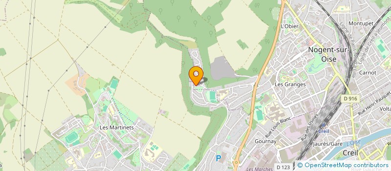 localisation de l'entreprise MADAME CAMILLE DELEPLACE  NOGENT-SUR-OISE