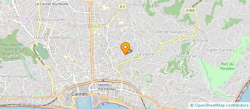 localisation de l'entreprise MADAME CAMILLE DELIMEL à CANNES