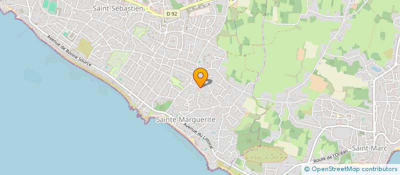 localisation de l'entreprise MADAME CAMILLE DELLISTE  PORNICHET