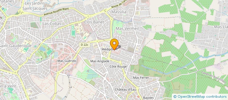 localisation de l'entreprise MADAME CAMILLE DELOBEL  CERET