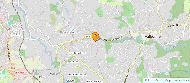 localisation de l'entreprise MADAME CAMILLE DELOM  MOUANS-SARTOUX