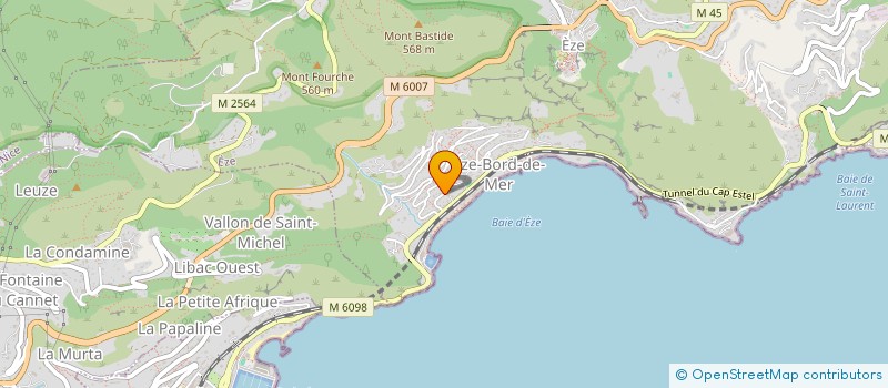 localisation de l'entreprise MADAME CAMILLE DELORME  EZE