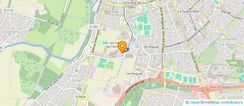 localisation de l'entreprise MADAME CAMILLE DELOZIER  FLEURY-SUR-ORNE