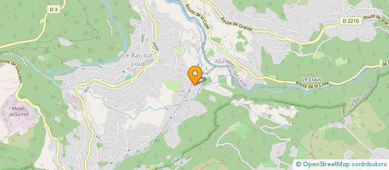 localisation de l'entreprise MADAME CAMILLE DELPECH à LE BAR-SUR-LOUP