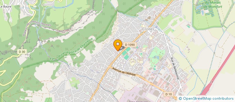 localisation de l'entreprise MADAME CAMILLE DELPRAT  CROLLES