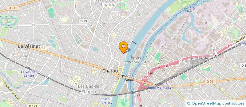 localisation de l'entreprise MADAME CAMILLE DEMAINE  CHATOU