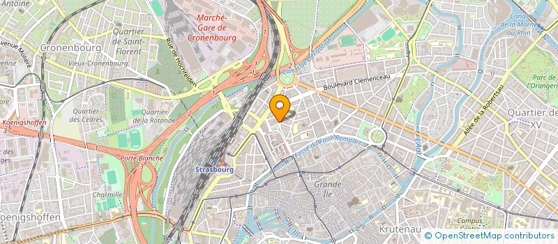 localisation de l'entreprise MADAME CAMILLE DEMANGE à STRASBOURG