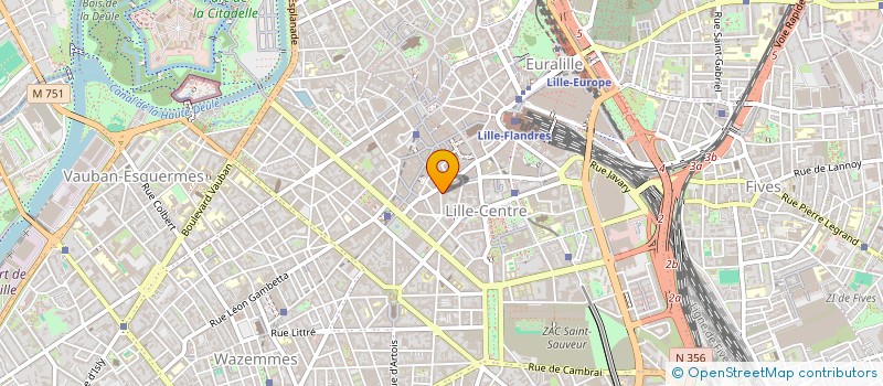 localisation de l'entreprise MADAME CAMILLE DEMARET à LILLE