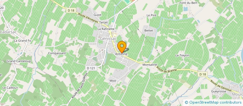 localisation de l'entreprise MADAME CAMILLE DEMAY  GENISSAC