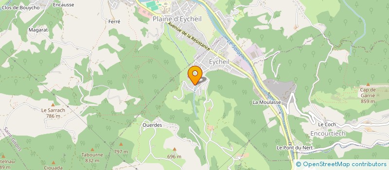 localisation de l'entreprise MADAME CAMILLE DENIS à EYCHEIL