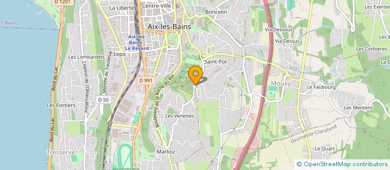 localisation de l'entreprise MADAME CAMILLE DENIS à AIX-LES-BAINS