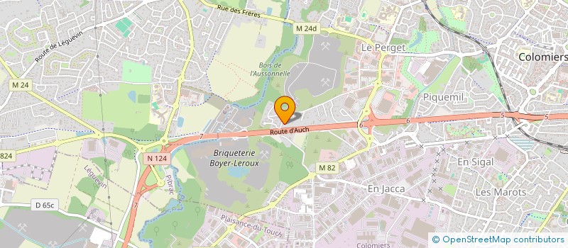 localisation de l'entreprise MADAME CAMILLE DEPPEN à COLOMIERS