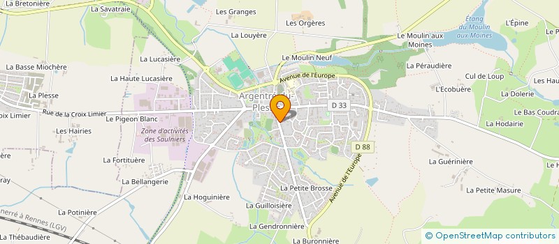 localisation de l'entreprise MADAME CAMILLE DESILLE à ARGENTRE-DU-PLESSIS
