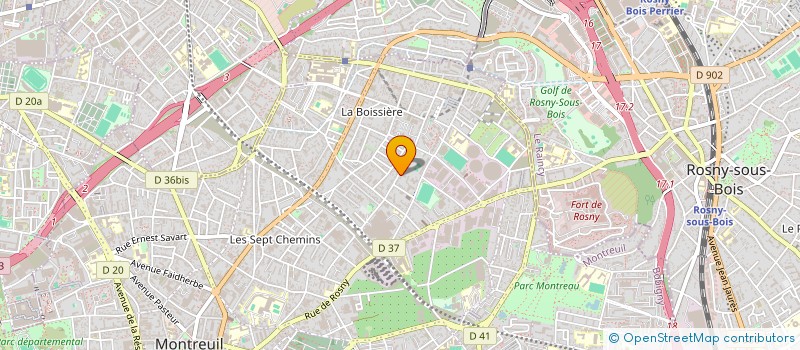 localisation de l'entreprise MADAME CAMILLE DESLANDES à MONTREUIL