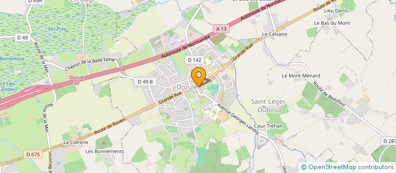 localisation de l'entreprise MADAME CAMILLE DESMET  DOZULE