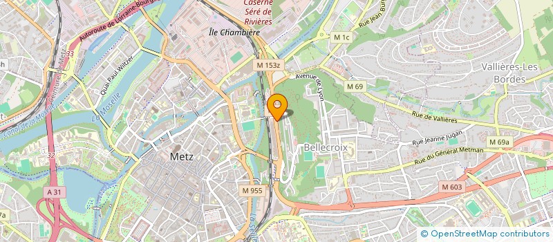 localisation de l'entreprise MADAME CAMILLE DESRAT  METZ