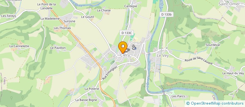 localisation de l'entreprise MADAME CAMILLE DESRUES  CLECY