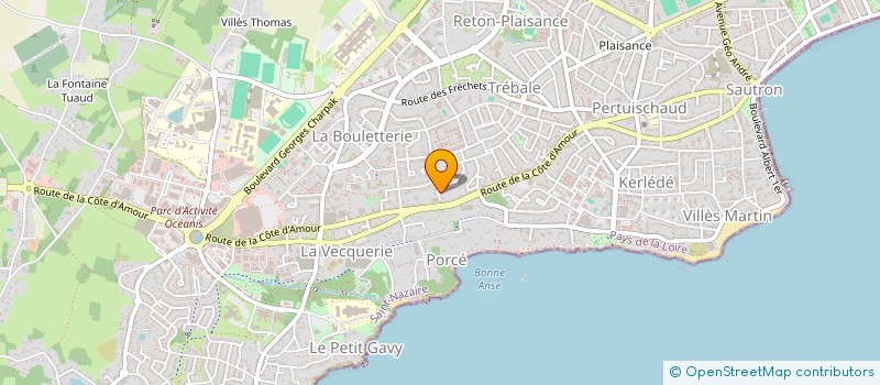 localisation de l'entreprise MADAME CAMILLE DEVAUX à SAINT-NAZAIRE