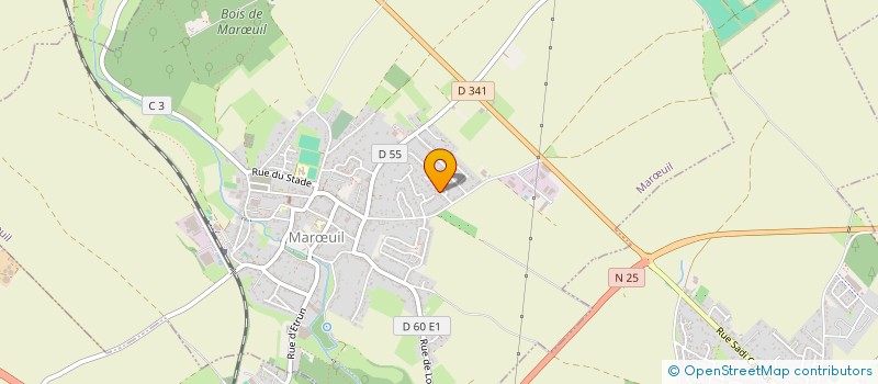 localisation de l'entreprise MADAME CAMILLE DEVIGNE  MARUIL