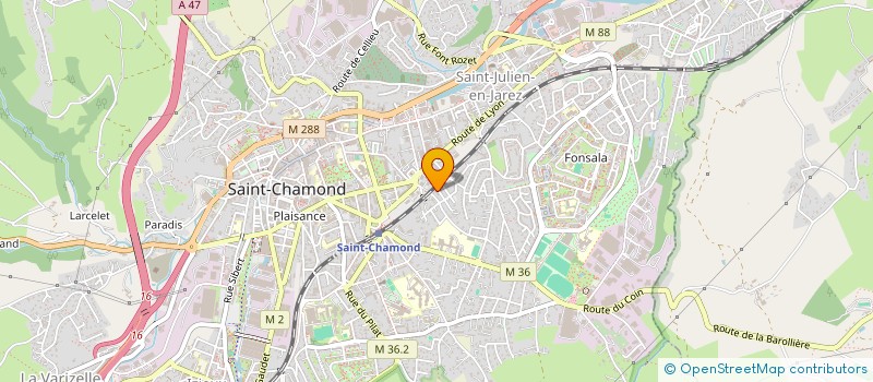 localisation de l'entreprise MADAME CAMILLE DIONIZIO à SAINT-CHAMOND