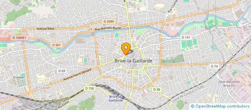 localisation de l'entreprise MADAME CAMILLE DIOP  BRIVE-LA-GAILLARDE