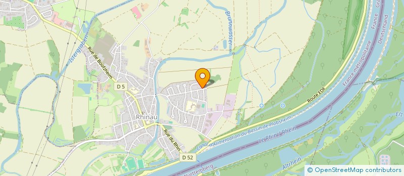 localisation de l'entreprise MADAME CAMILLE DISS  RHINAU