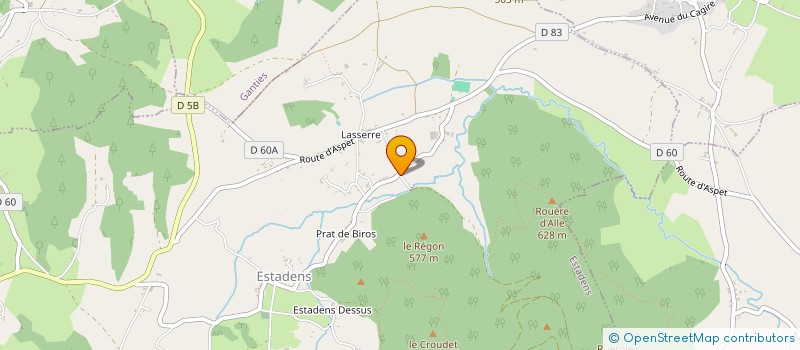 localisation de l'entreprise MADAME CAMILLE DOINEAU  ESTADENS