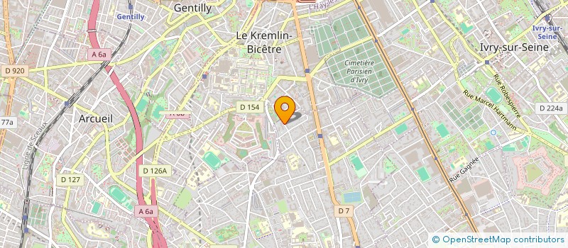 localisation de l'entreprise MADAME CAMILLE DOLEZ  VILLEJUIF