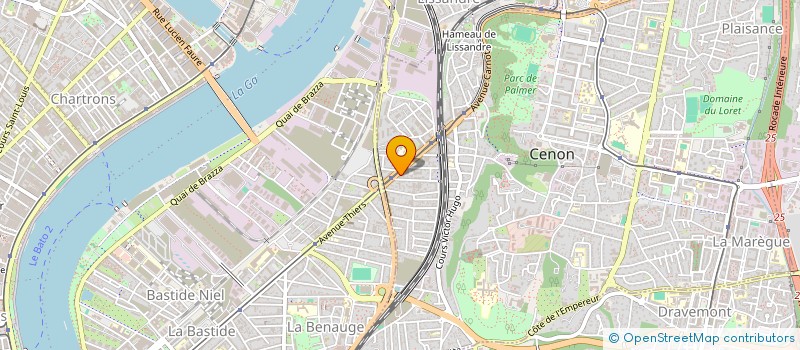 localisation de l'entreprise MADAME CAMILLE DOUANGPASEUT  CENON