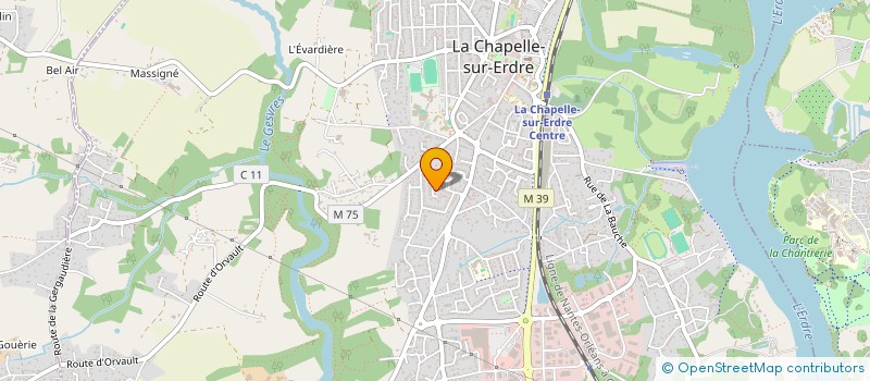 localisation de l'entreprise MADAME CAMILLE DREYFUS-LE FOYER  SUCE-SUR-ERDRE