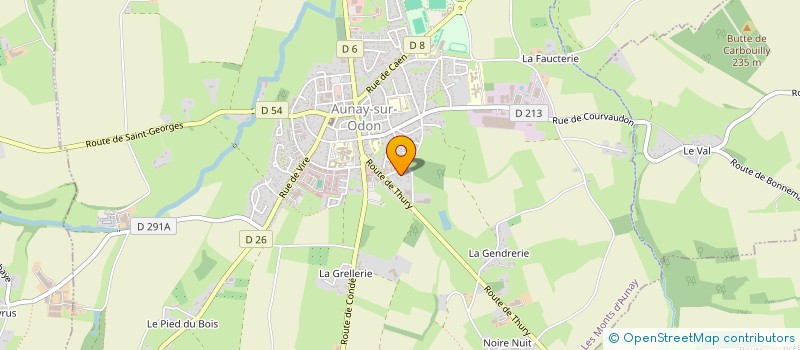 localisation de l'entreprise MADAME CAMILLE DRIEU  SOULEUVRE EN BOCAGE