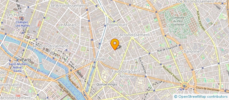 localisation de l'entreprise MADAME CAMILLE DUBOS  PARIS