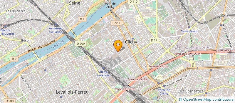 localisation de l'entreprise MADAME CAMILLE DUBROCQ à CLICHY