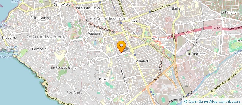 localisation de l'entreprise MADAME CAMILLE DUCHAZEAUBENEIX à MARSEILLE