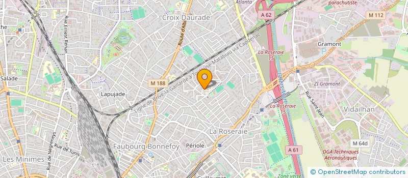 localisation de l'entreprise MADAME CAMILLE DUCHEMIN  TOULOUSE