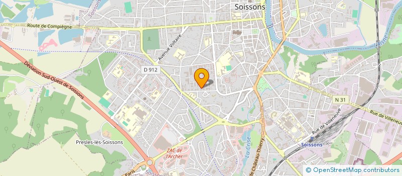 localisation de l'entreprise MADAME CAMILLE DUCHENE à SOISSONS