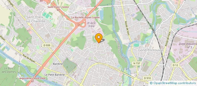 localisation de l'entreprise MADAME CAMILLE DUCHESNE  SAINT-YRIEIX-SUR-CHARENTE