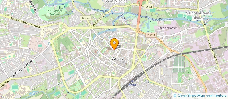 localisation de l'entreprise MADAME CAMILLE DUEZ à ARRAS