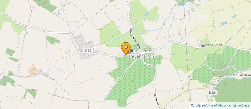 localisation de l'entreprise MADAME CAMILLE DUFOUR  SAINTE-GEMME-EN-SANCERROIS